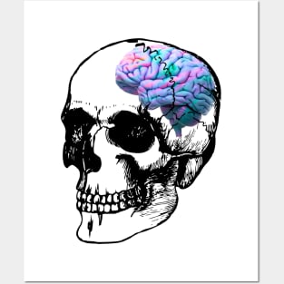 The brain of the skull Posters and Art